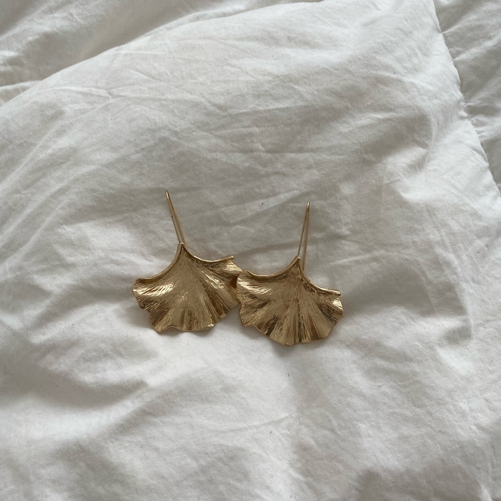 Ginkgo earrings